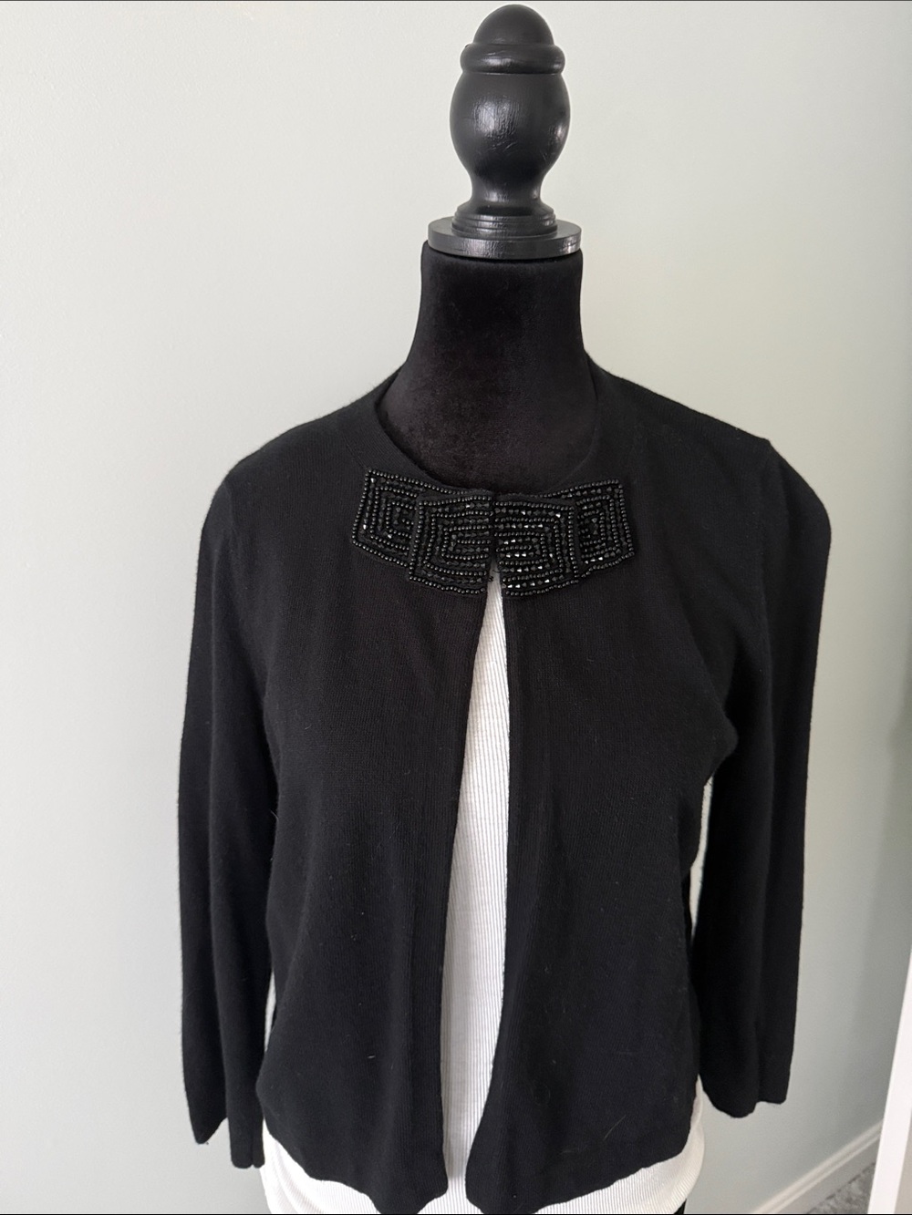Boden cropped dressy cardigan